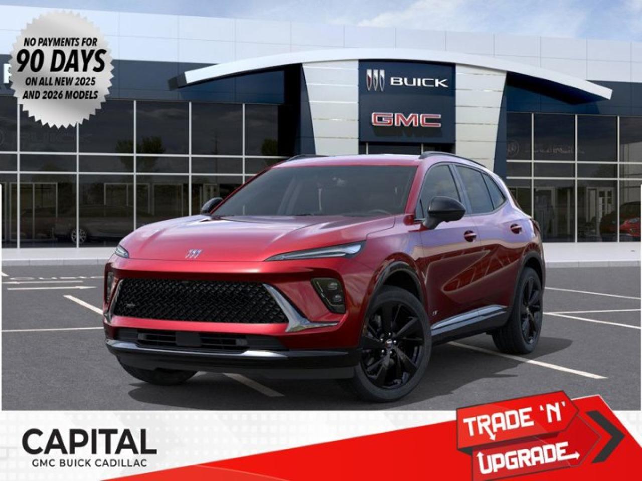 This 2026 Buick Envision in Brilliant Red is equipped with AWD and Turbocharged Gas I4 2.0L/- TBD  engine.The Buick Envision is a joy to drive and a joy to share. Its sculpted, assertive design combines dynamic lines with head-turning features to elevate expectations of what a luxury SUV can be. Simply kick your foot under the rear bumper or press a button on your key fob to open the standard hands-free power liftgate. From sculpted headlamps, signature waterfall grille to its sculpted, high-tech LED-accented taillamps and crafted chrome details all add to the signature styling of this SUV. Envisions beautifully modern interior is bound to get a few conversations started, with its spacious, welcoming design, thoughtful craftsmanship and premium amenities. The Envision offers two efficient engines: the standard 2.5L DOHC SIDI, or available 2.0L turbo. It also features available all-wheel drive, stability control and adaptive cruise control, allowing you to drive with confidence. Starting with the driver information center, youre able to stay connected to whats going on inside and outside. Envision also comes with an available built-in Wi-Fi hotspot and infotainment system, the myBuick app, Apple CarPlay and Android Auto, staying connected on the go has never been easier or more convenient. Youll also find a comprehensive suite of safety features such as rear cross traffic alert, an intelligent air bag system, safety alert seat, surround vision, lane keep assist and OnStar, all working to help keep you confident on the road.Check out this vehicles pictures, features, options and specs, and let us know if you have any questions. Helping find the perfect vehicle FOR YOU is our only priority.P.S...Sometimes texting is easier. Text (or call) 306-801-9090 for fast answers at your fingertips!Dealer License #914248Disclaimer: All prices are plus taxes & fees. See dealer for Details. Dealer Permit # 914248 See dealer for Details.