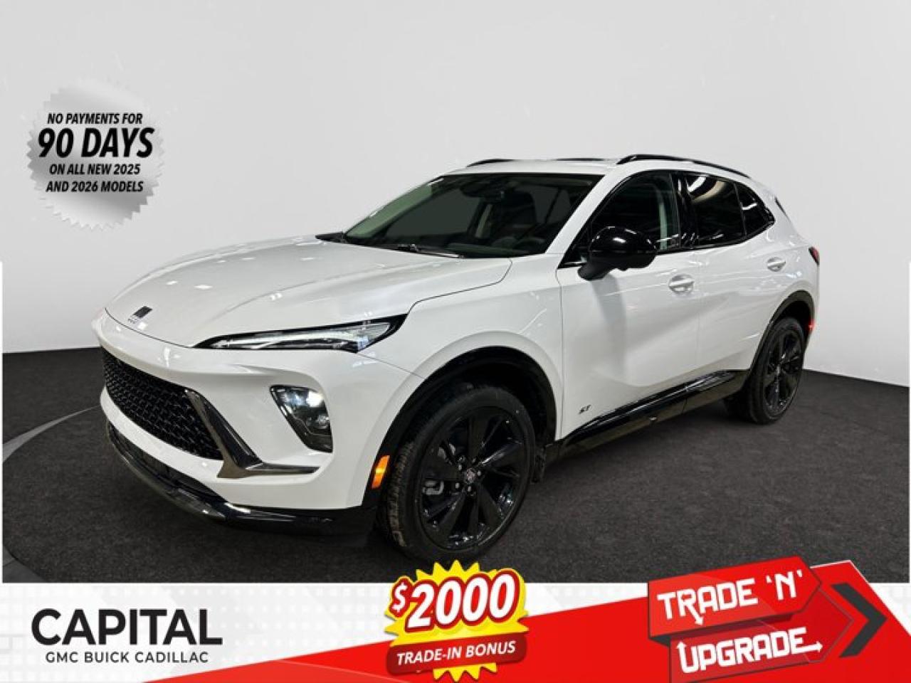 This 2026 Buick Envision in Iridescent White Tricoat is equipped with AWD and Turbocharged Gas I4 2.0L/- TBD  engine.The Buick Envision is a joy to drive and a joy to share. Its sculpted, assertive design combines dynamic lines with head-turning features to elevate expectations of what a luxury SUV can be. Simply kick your foot under the rear bumper or press a button on your key fob to open the standard hands-free power liftgate. From sculpted headlamps, signature waterfall grille to its sculpted, high-tech LED-accented taillamps and crafted chrome details all add to the signature styling of this SUV. Envisions beautifully modern interior is bound to get a few conversations started, with its spacious, welcoming design, thoughtful craftsmanship and premium amenities. The Envision offers two efficient engines: the standard 2.5L DOHC SIDI, or available 2.0L turbo. It also features available all-wheel drive, stability control and adaptive cruise control, allowing you to drive with confidence. Starting with the driver information center, youre able to stay connected to whats going on inside and outside. Envision also comes with an available built-in Wi-Fi hotspot and infotainment system, the myBuick app, Apple CarPlay and Android Auto, staying connected on the go has never been easier or more convenient. Youll also find a comprehensive suite of safety features such as rear cross traffic alert, an intelligent air bag system, safety alert seat, surround vision, lane keep assist and OnStar, all working to help keep you confident on the road.Check out this vehicles pictures, features, options and specs, and let us know if you have any questions. Helping find the perfect vehicle FOR YOU is our only priority.P.S...Sometimes texting is easier. Text (or call) 306-801-9090 for fast answers at your fingertips!Dealer License #914248Disclaimer: All prices are plus taxes & fees. See dealer for Details. Dealer Permit # 914248 See dealer for Details.