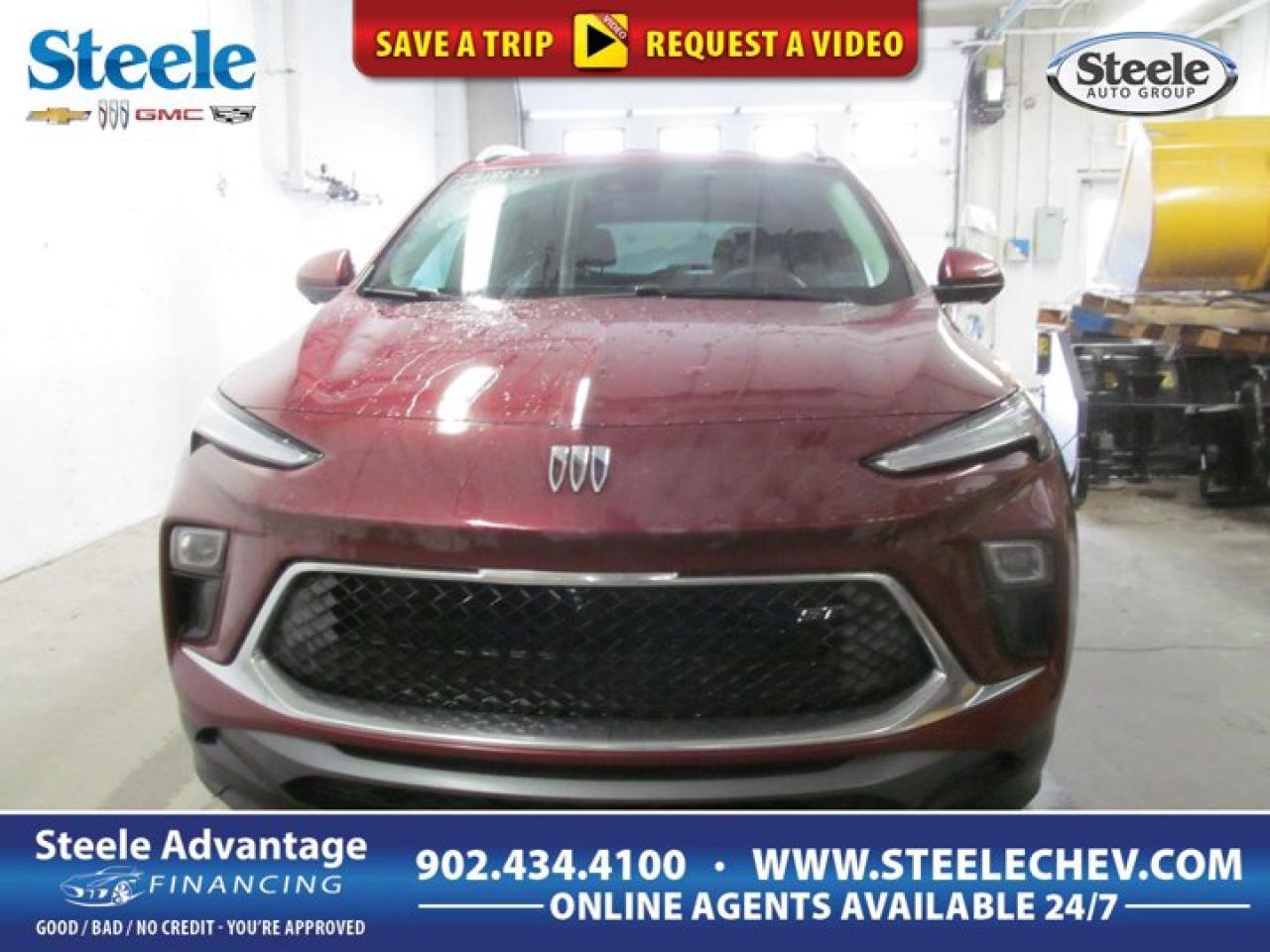 Value Market Pricing, 2 USB Ports (1 Type-A, 1 Type-C), 3.17 Final Drive Axle Ratio, Adaptive Cruise Control, Advanced Technology Package, Enhanced Performance 7-Speaker System with Amplifier, Experience Buick Package, Front Bucket Seats, HD Surround Vision, Leatherette Seat Trim, Power Panoramic Tilt-Sliding Moonroof, Preferred Equipment Group 1SD, Radio: Audio System, Rear Park Assist, Ride and Handling Suspension, SiriusXM Trial Subscription, Wheels: 18 Gloss Black Aluminum, Wheels: 19 Gloss Black Aluminum, Wireless Apple CarPlay/Wireless Android Auto, Wireless Charging.2025 Buick Encore GX Sport Touring *GM Certified* 3.99% Financing OAC 4D Sport Utility Cinnabar Metallic AWD ECOTEC 1.3L Turbo 9-Speed AutomaticGM Certified Details:* 150+ Point Inspection* 3 months or 5,000 kilometres (whichever comes first) which can be extended or upgraded to an even more comprehensive Certified Pre-Owned Vehicle Protection Plan* Exchange policy is 30 days or 2,500 kilometres, whichever comes first* 3.99% Financing for 24 Months On Selected Certified Pre-Owned Vehicles 24 Months - 3.99% 36 Months 3.99% 48 Months 3.99% 60 Months - 3.99% 72 Months 4.99% 84 Months - 4.99% Rate valid for the period from January 3, 2026 - March 31, 2026* 1-month OnStar trial and sign up for a paid plan to enjoy the first two months on us. GM Owner Centre and Mobile App. Free SiriusXM Trial* 24/7 roadside assistance for 3 months or 5,000 km (whichever comes first)Welcome to Steele Chevrolet Buick GMC, the number one volume dealership for new and pre-owned vehicles in Atlantic Canada. Located in Dartmouth, we are also one of the largest dealerships in Canada. No wonder we welcome clients from all over the Maritimes including Halifax, Sackville, and Bedford. Our dealership has grown significantly in the last few years, first in 2003 and then in 2011. In 2022, Steele Chevrolet Buick GMC broke ground on a major upgrade to its installations in order to prepare for new electric vehicles and making sure we can serve the needs of EV buyers and owners for years to come. We are the flagship dealership of the Steele Automotive Group and we believe in a simple approach to running our operation: Focus on the client Customize the purchasing and after-sales experience Transparency and honesty in all of our transactions with full disclosure pricing videos on all service estimates Provide the best value to every client Offer the vehicles our customers want Ensure we know our products and can help our clients Provide the best financing deals in the Maritimes We are your number-one destination for all of your service needs and your one-stop shop for everything related to General Motors trucks, cars, SUVs, and electric vehicles. We also offer a comfortable waiting lounge as your vehicle receives the best service. For a truly unique dealership experience, Steele Chevrolet Buick GMC in Dartmouth is the place to go!