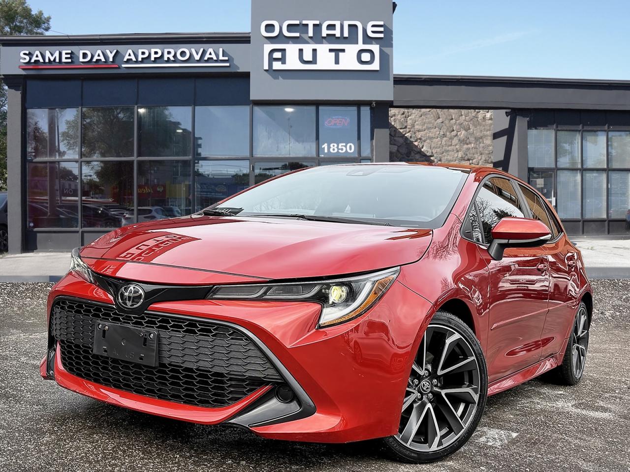 <p data-start=0 data-end=495><strong data-start=0 data-end=495><span><font color=#000000>2019 Toyota Corolla Hatchback CVT low kilometres | 8.2 L/100 km city and 6.4 L/100 km highway | push-button start | collision assist | heated steering wheel | sporty hatchback design | backup camera | lane departure assist | lane keeping assist | adaptive cruise control | keyless entry | steering wheel audio controls | Bluetooth | USB connectivity | air conditioning | alloy wheels</font></span></strong></p><p data-start=497 data-end=619><font color=#000000><span>Available Now at Octane Used Cars!</span><br data-start=531 data-end=534><span> 1850 Lawrence Ave E, Scarborough, ON M1R 2Y4</span><br data-start=578 data-end=581><span> Call us today to book your test drive!</span></font></p><hr data-start=622 data-end=625><h3 data-start=627 data-end=646><span><font color=#000000>CERTIFICATION</font></span></h3><p data-start=648 data-end=994><span><font color=#000000>All our vehicles go through a comprehensive safety inspection that exceeds industry standards. Certification includes a full inspection, oil change, and professional detailing before delivery. Vehicles are not drivable if not certified and not e-tested. A certification package is available for $699. Trade-ins welcome. Taxes and licensing extra.</font></span></p><hr data-start=997 data-end=1000><h3 data-start=1002 data-end=1017><span><font color=#000000>FINANCING</font></span></h3><p data-start=1019 data-end=1188><span><font color=#000000>Good credit, bad credit, or no credit we can help. Instant approvals available with flexible plans tailored to your needs. Financing deals are subject to an admin fee.</font></span></p><hr data-start=1191 data-end=1194><h3 data-start=1196 data-end=1210><span><font color=#000000>WARRANTY</font></span></h3><p data-start=1212 data-end=1335><span><font color=#000000>This Toyota Corolla Hatchback CVT qualifies for extended warranty options. Our team can help you choose the right coverage.</font></span></p><hr data-start=1338 data-end=1341><h3 data-start=1343 data-end=1354><span><font color=#000000>PRICE</font></span></h3><p><span><font color=#000000> </font></span></p><p data-start=1356 data-end=1565 data-is-last-node= data-is-only-node=><span><font color=#000000>At Octane Used Cars, we believe in fair, transparent, no-haggle pricing. We monitor the market closely to keep our vehicles priced competitively, giving you the best value with a no-pressure buying experience.</font></span></p>