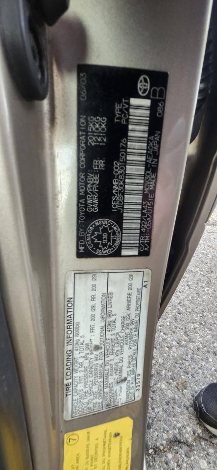 2003 Toyota Camry XLE V6 Auto Leather Roof Alloys Photo