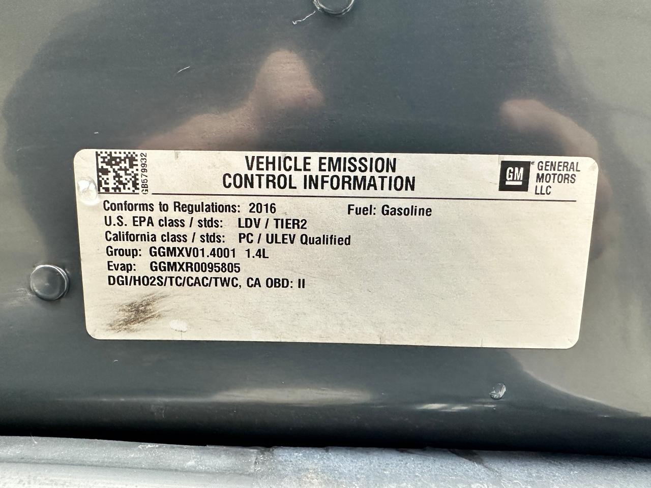 2016 Buick Encore SportTouringAWD NAV Cloth BackupCam XM CD RemStart Photo