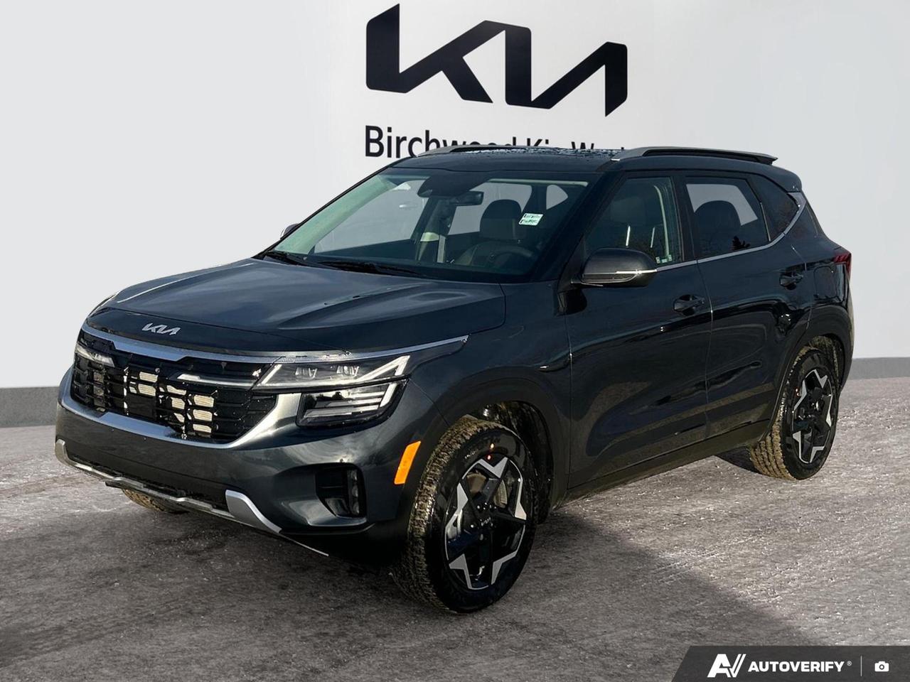 Experience is Everything at Birchwood Kia West!  It is our mission to provide the most transparent and time efficient sales process out of any Manitoba Kia Dealer!  Come visit us and see for yourself why we have a 4.4 star google rating!
Discover the future of compact SUVs with the 2026 Kia Seltos! This brand-new AWD marvel combines style, efficiency, and cutting-edge technology for the modern driver.

Key Highlights:
- Advanced 2.0L 4-cylinder engine with impressive fuel economy
- Sleek Gravity Grey exterior paired with comfortable Black Cloth interior
- Intelligent Variable Transmission (IVT) with drive mode select
- 17 alloy wheels and deep tinted glass for a bold look
- Heated front seats and steering wheel for ultimate comfort
- 8 display audio with Android Auto and Apple CarPlay integration
- Comprehensive safety suite including Blind-Spot Collision Avoidance and Lane Keeping Assist

Experience the Seltos difference today! Visit Birchwood Kia West to schedule a test drive, or start your purchase online. Our transparent and efficient sales process ensures youll drive away satisfied. Questions? Our team is ready to assist you in finding your perfect Seltos. Your next adventure starts here!
ADDITIONAL ACCESSORIES INCLUDED: 

*Kia Genuine All-Weather Floor Mats
*Premium DEFA Block Heater
*Kia Genuine Wheel Locks
*Kia Genuine Touch-Up Paint

You might qualify for additional savings on your purchase! Ask us about our:

$500 Grad Program
$750 Mobility Assistance Program
$500 Military Benefit
1% Loyalty Rate Reduction 

FIND MORE INFORMATION AND VIEW MORE OPTIONS

*Visit us! Birchwood Kia West in the Birchwood Auto Park. Portage Ave & The Perimeter!
*Visit www.birchwoodkiawest.ca
*Contact our sales department at (204) 888-4542

*Whenever possible, the vehicle photos shown are of the ACTUAL vehicle. This provides the best online shopping experience for our valued customers.
*Price includes all options, fees, and levies. No additional charges are applied.
*Additional fees may apply to select finance and lease options. 
*Dealer Permit #4302
Dealer permit #4302