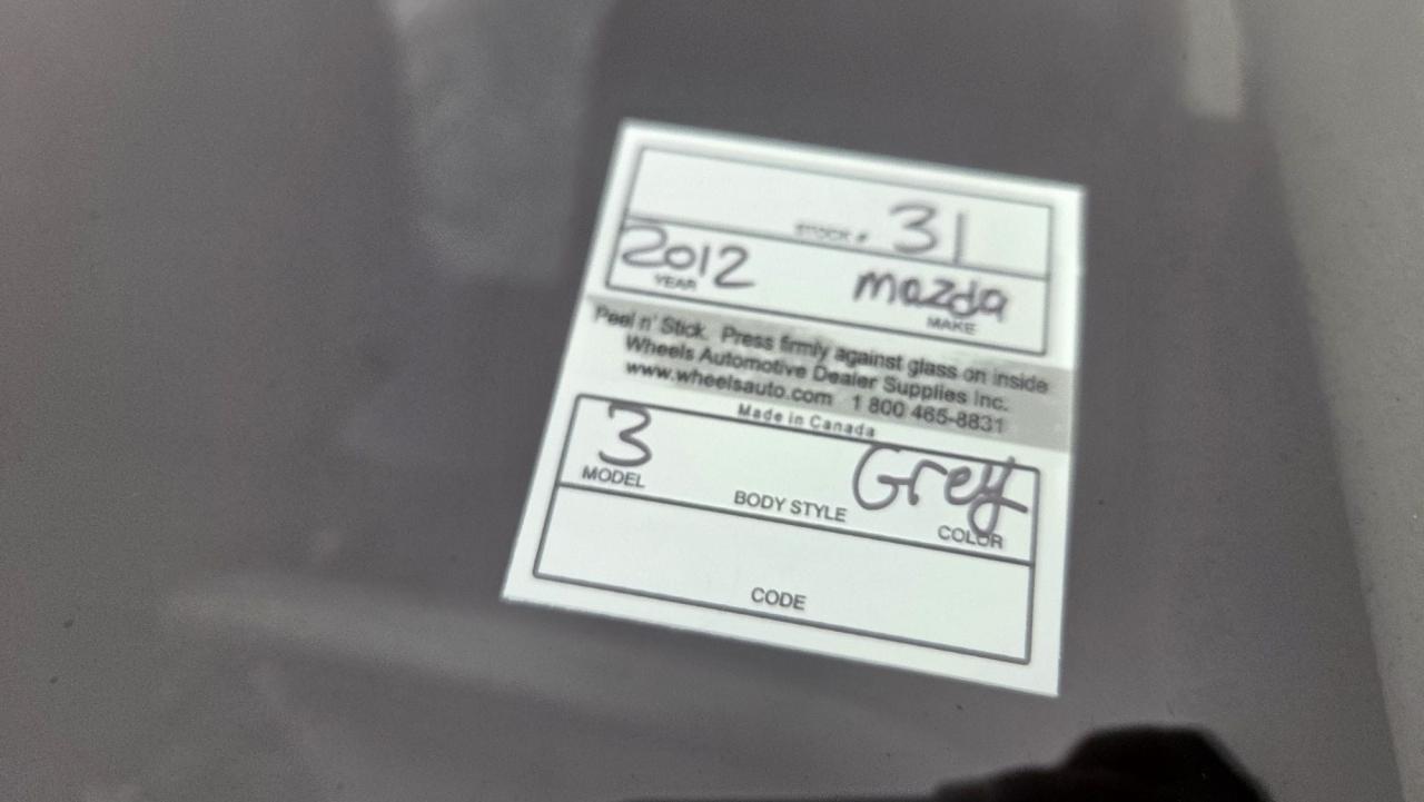 2012 Mazda MAZDA3 GX, HATCH, 4 CYL, ONLY 172KMS, RELIABLE, CERTIFIED Photo