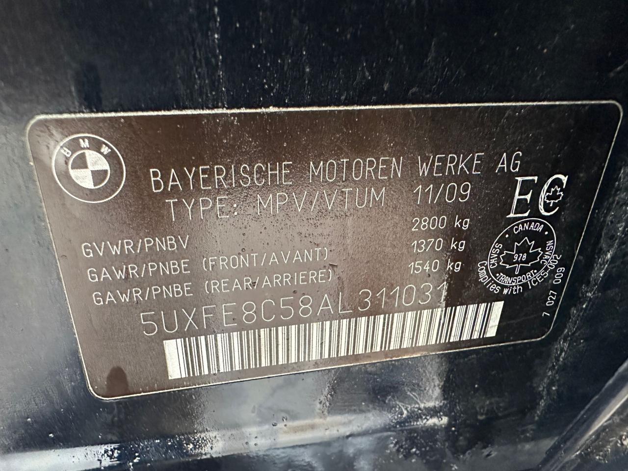 2010 BMW X5 48i, V8, AWD, 2 SETS OF WHEELS, AS IS SPECIAL Photo