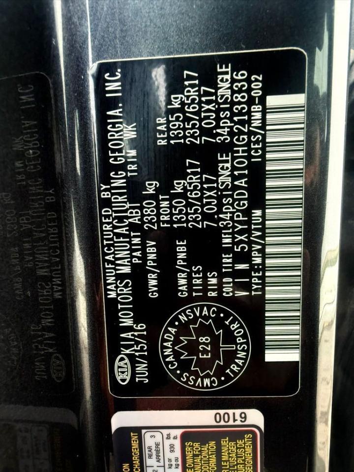 2017 Kia Sorento All-wheel Drive 4dr LX Turbo Photo