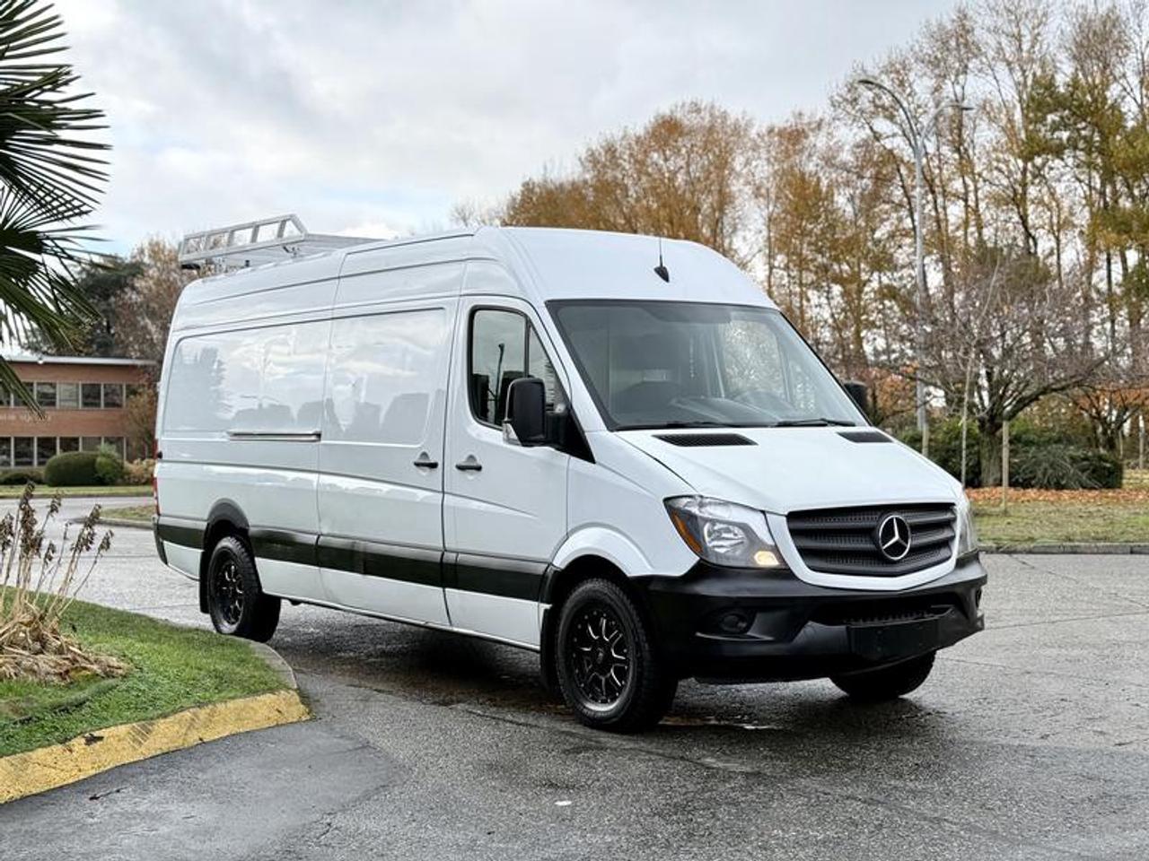 This 2015 Mercedes-Benz Sprinter 2500 High Roof Cargo Van 170 inch wheelbase Diesel is powered by a 2.2L 4-cylinder diesel engine paired with an automatic transmission and rear-wheel drive. The high roof configuration provides increased vertical cargo space, making it suitable for commercial hauling, deliveries, or upfitting. Equipped with air conditioning and heat, cruise control, AM/FM radio, power windows, power door locks, and power mirrors, the van offers essential driver conveniences. Additional features include 4-wheel ABS, a roof rack, cargo lock, and aftermarket wheels. Finished in white exterior paint with a black cloth interior. This item is currently OFFSITE. You must register an appointment with our office to schedule an offsite viewing. Appointments must be made a minimum of one business day in advance (and as defined by the days that Repo.com is open for business) before your appointment can be scheduled and confirmed. We may, at our own discretion, instead opt to transport smaller items to Repo.coms main yard for viewing purposes.  $19,850.00 plus $375 processing fee, $20,225.00 total payment obligation before taxes.   Listing report, warranty, contract commitment cancellation fee, financing available on approved credit (some limitations and exceptions may apply). All above specifications and information is considered to be accurate but is not guaranteed and no opinion or advice is given as to whether this item should be purchased. We do not allow test drives due to theft, fraud, acts of vandalism and undetectable impaired driving. Instead we provide the following benefits: Complimentary Warranty (with options to extend), Limited Money Back Satisfaction Guarantee on Fully Completed Contracts, Contract Commitment Cancellation, and an Open-Ended Sell-Back Option. Ask seller for details or call 604-522-REPO(7376) to confirm listing availability.