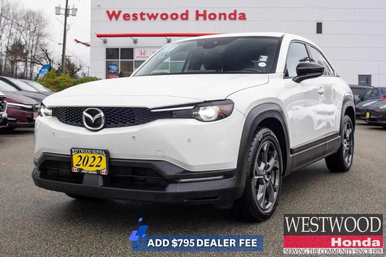 Add $795 Dealer Fee. Includes Buysmart Registration. Plus taxes and Govt. Levies We specialize in getting you into vehicles with 0 emissions, We have been the largest retailer in Canada of used EVs over the last 10 years . HOV lane access and a fraction of gas-vehicle maintenance costs. Looking for a specific model thats not in our inventory? Our sourcing experts will find one for you. Westwood Hondas EV sales last year will keep approximately 600,000 metric tons of carbon dioxide out of the atmosphere over the next 4 years. Join the Revolution, save the planet, AND save money. Westwood Hondas Buy Smart Standard program includes a thorough safety inspection, detailed Car Proof report that shows the history of the car youre buying, a 6-month warranty on tires, brakes, and bulbs, and 3 free months of Sirius radio where equipped! . We give you a complete professional detail, a full charge, our best low price first based on live market pricing, to guarantee you tremendous value and a non-stressful, no-haggle experience. Buy your car from home.Just click build your deal to start the process. It is easy 7 day Exchange Policy! Westwood Honda DL #31286.ABS brakes, Active Cruise Control, Alloy wheels, AppLink/Apple CarPlay and Android Auto, Compass, Electronic Stability Control, Heated door mirrors, Heated Front Seats, Heated front seats, Illuminated entry, Low tire pressure warning, Memory seat, Navigation System, Power moonroof, Remote keyless entry, Traction control.