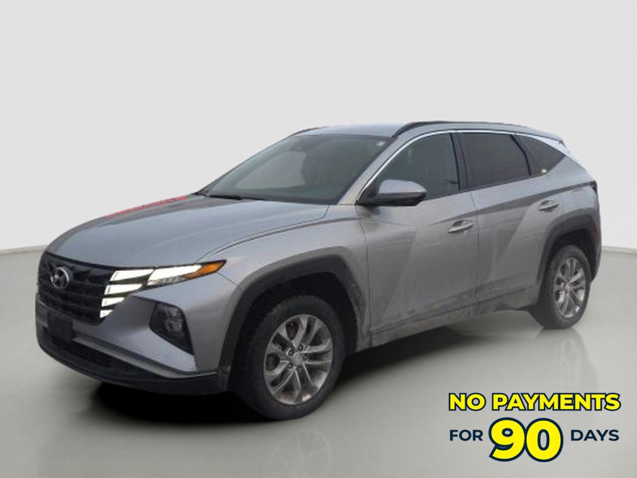 Experience modern versatility with the 2022 Hyundai Tucson AWD 2.5L Preferred, now available at Peterborough Kia in Peterborough. This well-maintained SUV, finished in an elegant grey exterior with a black interior, offers the perfect blend of style, comfort, and practicality. With only 63,985 km on the odometer and an automatic transmission, its ready for your next adventure.

FEATURES OF THE Tucson AWD 2.5l Preferred  
»» Grey exterior with black interior combination  
»» Automatic transmission for effortless driving  
»» Front-wheel drive for smooth city handling  
»» Odometer reading: 63,985 km  

ADVANCED SAFETY FEATURES  
»» Comprehensive airbag system for all occupants  
»» Rearview camera for easier parking  
»» Electronic stability control for added safety  
»» Anti-lock braking system for confident stops  

PERFORMANCE AND EFFICIENCY  
»» 2.5L engine delivers balanced power and efficiency  
»» Automatic transmission ensures smooth gear changes  
»» Front-wheel drive for enhanced fuel economy  
»» Reliable performance for daily commuting  

COMFORT AND CONVENIENCE  
»» Spacious interior for driver and passengers  
»» Adjustable seating for personalized comfort  
»» Ample legroom in both rows  
»» User-friendly controls within easy reach  

TECHNOLOGY AND CONNECTIVITY  
»» Integrated infotainment system for entertainment  
»» Bluetooth connectivity for hands-free calls  
»» USB ports for device charging  
»» Clear digital display for vehicle information  

CARGO SPACE  
»» Generous rear cargo area for luggage  
»» Flexible rear seats for extra storage  
»» Wide-opening rear hatch for easy loading  
»» Flat cargo floor for bulky items  

WHAT OTHER OWNERS LIKE  
»» Smooth and quiet ride quality  
»» Practical cargo space for daily needs  
»» User-friendly technology features  
»» Comfortable seating for long journeys  

This 2022 Hyundai Tucson Fwd 2.5l Preferreds VIN is: KM8JBCAE8NU113653.<p> its ready for your next adventure.

FEATURES OF THE Tucson AWD 2.5l Preferred  
»» Grey exterior with black interior combination  
»» Automatic transmission for effortless driving  
»» Front-wheel drive for smooth city handling  
»» Odometer reading: 63</p>
<p>985 km  

ADVANCED SAFETY FEATURES  
»» Comprehensive airbag system for all occupants  
»» Rearview camera for easier parking  
»» Electronic stability control for added safety  
»» Anti-lock braking system for confident stops  

PERFORMANCE AND EFFICIENCY  
»» 2.5L engine delivers balanced power and efficiency  
»» Automatic transmission ensures smooth gear changes  
»» Front-wheel drive for enhanced fuel economy  
»» Reliable performance for daily commuting  

COMFORT AND CONVENIENCE  
»» Spacious interior for driver and passengers  
»» Adjustable seating for personalized comfort  
»» Ample legroom in both rows  
»» User-friendly controls within easy reach  

TECHNOLOGY AND CONNECTIVITY  
»» Integrated infotainment system for entertainment  
»» Bluetooth connectivity for hands-free calls  
»» USB ports for device charging  
»» Clear digital display for vehicle information  

CARGO SPACE  
»» Generous rear cargo area for luggage  
»» Flexible rear seats for extra storage  
»» Wide-opening rear hatch for easy loading  
»» Flat cargo floor for bulky items  

WHAT OTHER OWNERS LIKE  
»» Smooth and quiet ride quality  
»» Practical cargo space for daily needs  
»» User-friendly technology features  
»» Comfortable seating for long journeys  

This 2022 Hyundai Tucson Fwd 2.5l Preferreds VIN is: KM8JBCAE8NU113653.</p>