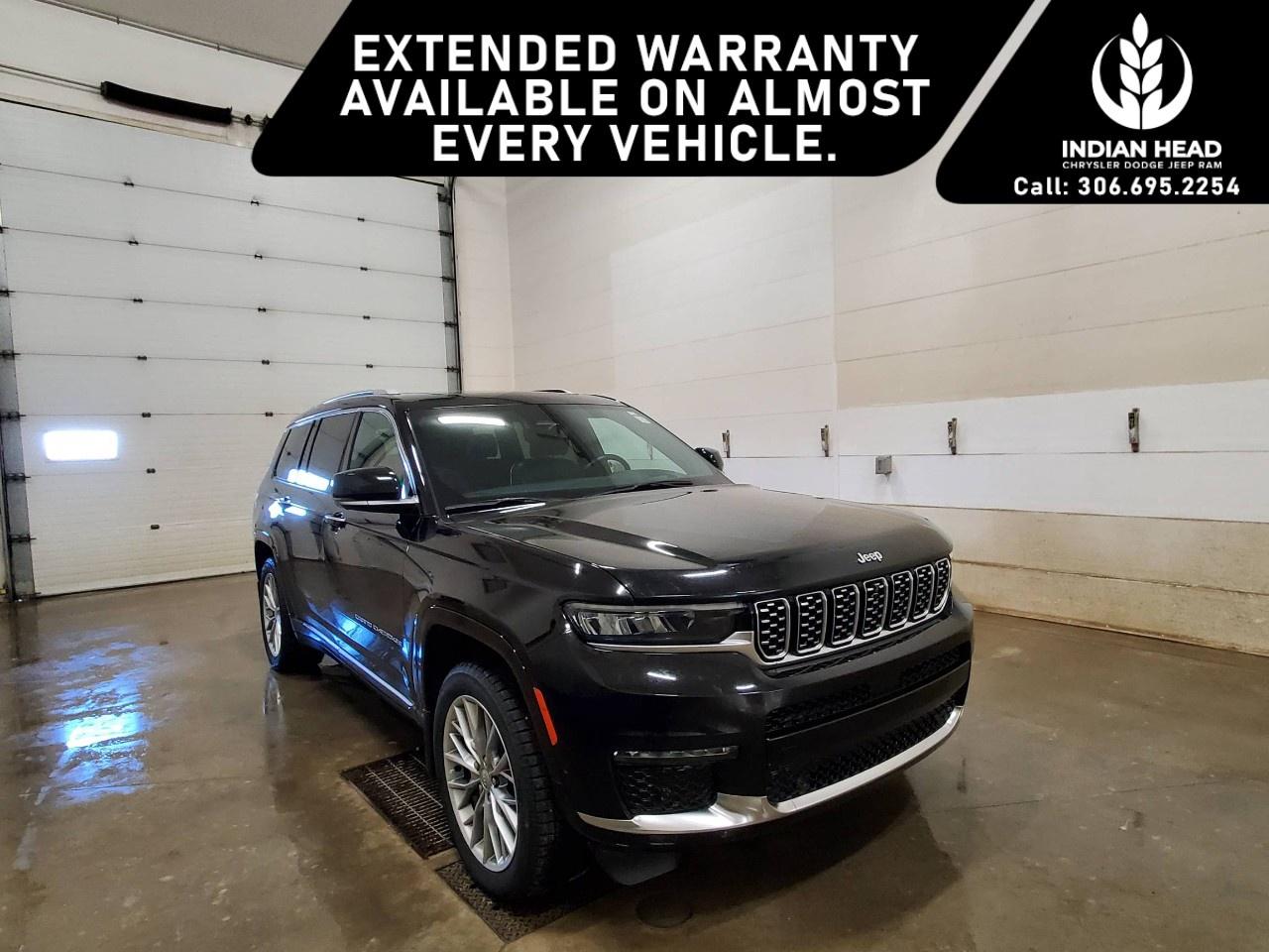 <p>The 2023 Jeep Grand Cherokee L Summit in an elegant Black finish, equipped with a capable 4×4 drivetrain, offers unmatched handling for all your adventures. This exceptional SUV is designed to impress with its commanding presence and powerful performance.</p> <p>The exterior is adorned with eye-catching alloy wheels and a commanding six-slot grille that exudes confidence. Step inside to discover a luxurious interior featuring premium black leather seats and a sophisticated leather-trimmed steering wheel. The sunroof/moonroof provides a spacious and airy feel, perfect for enjoying natural light during your drives.</p> <p>Technological sophistication is at your fingertips with the intuitive navigation system and smart device integration for seamless connectivity. Safety is paramount, with features like a backup camera, parking sensors, lane assist, and adaptive cruise control ensuring peace of mind on every journey. Enjoy the convenience of heated and cooled seats, remote start, and a wi-fi hotspot for maximum comfort and connectivity.</p> <p>Whether you're a family seeking extra space and safety on the road, or an adventurer wanting to explore the great outdoors, the Grand Cherokee L Summit delivers on all fronts. Contact our dealership today to test drive this remarkable SUV and experience its unparalleled versatility and luxury for yourself.</p>