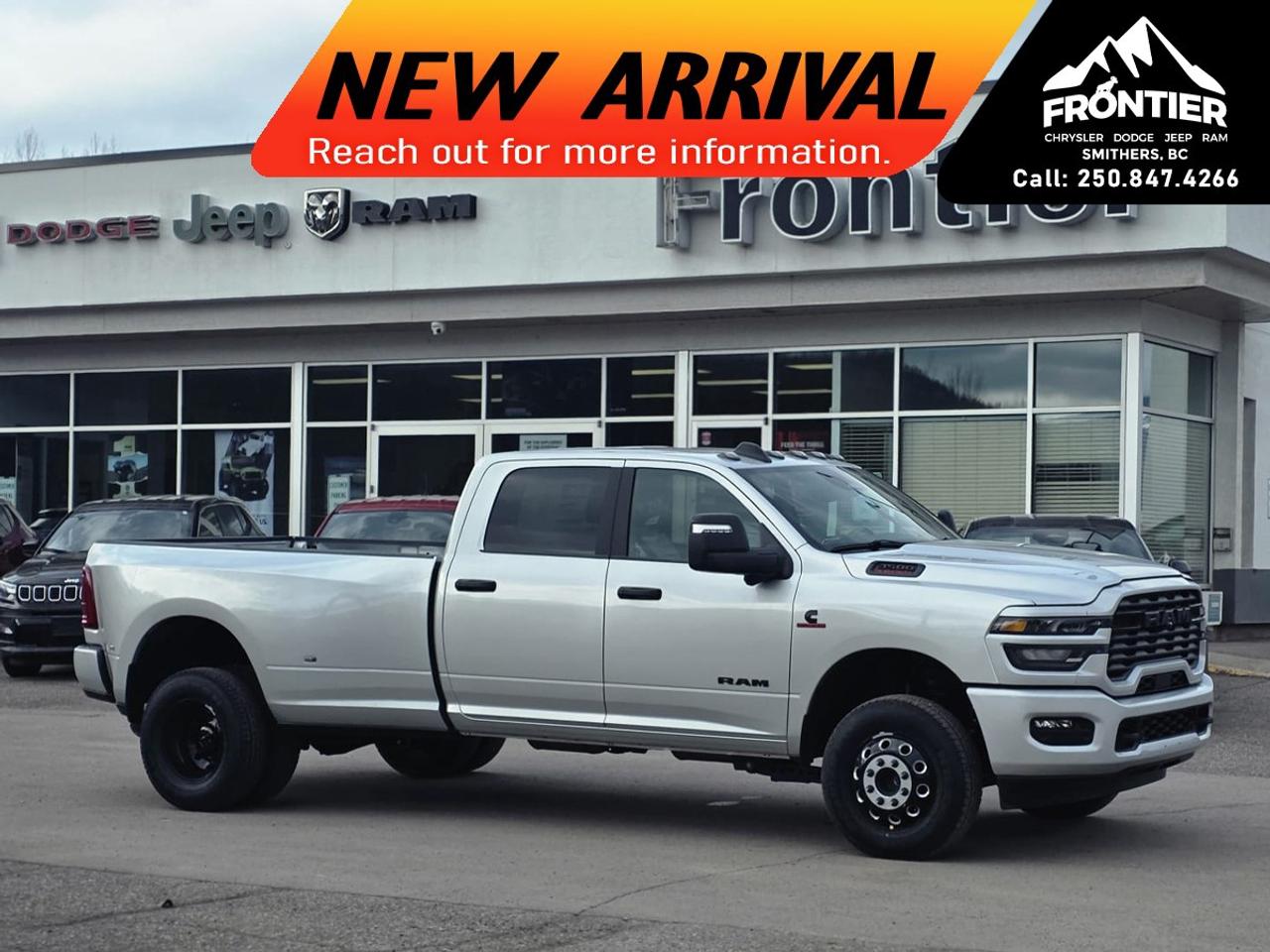 <p>Experience the unmatched capability of the new 2026 Ram 3500 Big Horn, presented in a stunning [Undefined Color] and featuring a robust 4x4 drivetrain. Designed for superior handling and performance, this truck is primed to tackle any challenge on or off the road.</p><p>The exterior commands attention with its bold presence, while the interior of the Big Horn 4x4 Crew Cab is crafted for comfort and utility. An 8' box offers ample space for loads of all sizes, making it perfect for work or adventure. Inside, enjoy modern finishes along with essential features like air conditioning, power windows, and smart device integration.</p><p>With technology leading the way, stay connected and entertained with the satellite radio and Bluetooth connection. The truck comes equipped with a backup camera and parking sensors, adding layers of confidence to your driving experience, while safety-focused features such as adaptive cruise control ensure peace of mind on busy roads.</p><p>This exceptional vehicle is a perfect match for those needing a reliable partner for tough tasks and family trips alike, providing comfort and cutting-edge technology. Contact us today to learn more about the 2026 Ram 3500 Big Horn and make it yours.</p>
