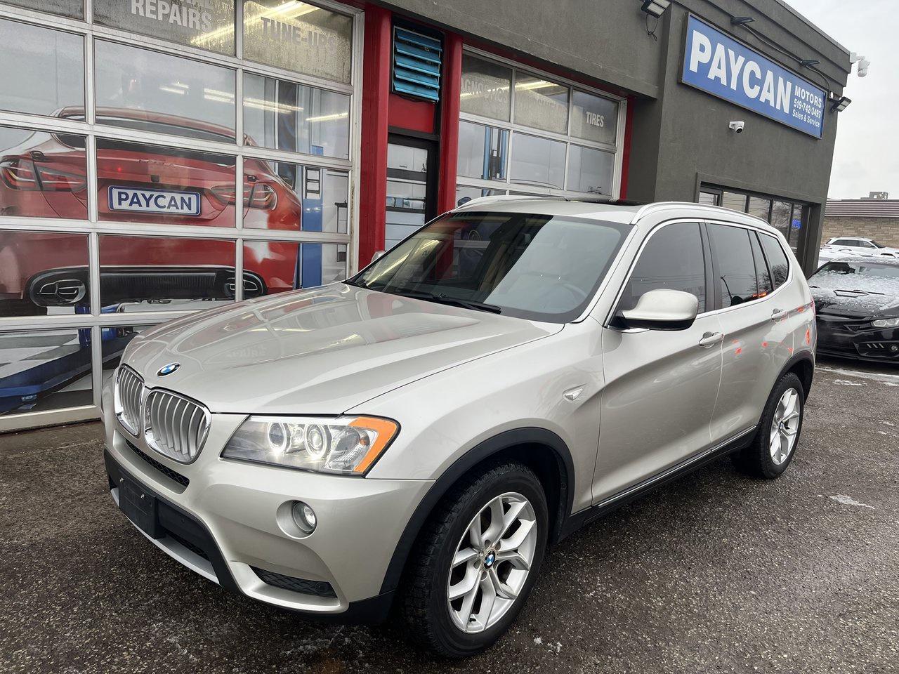 <p>HERE IS A NICE CLEAN RUST FREE WELL MAINTAINED X3 FOR YOU THIS SUV LOOKS AND DRIVES GREAT AND SOLD CERTIFIED COME FOR TEST DRIVE OR CALL 5195706463 FOR AN APPOINTMENT .TO SEE ALL OUR INVENTORY PLS GO TO PAYCANMOTORS.CA</p>
