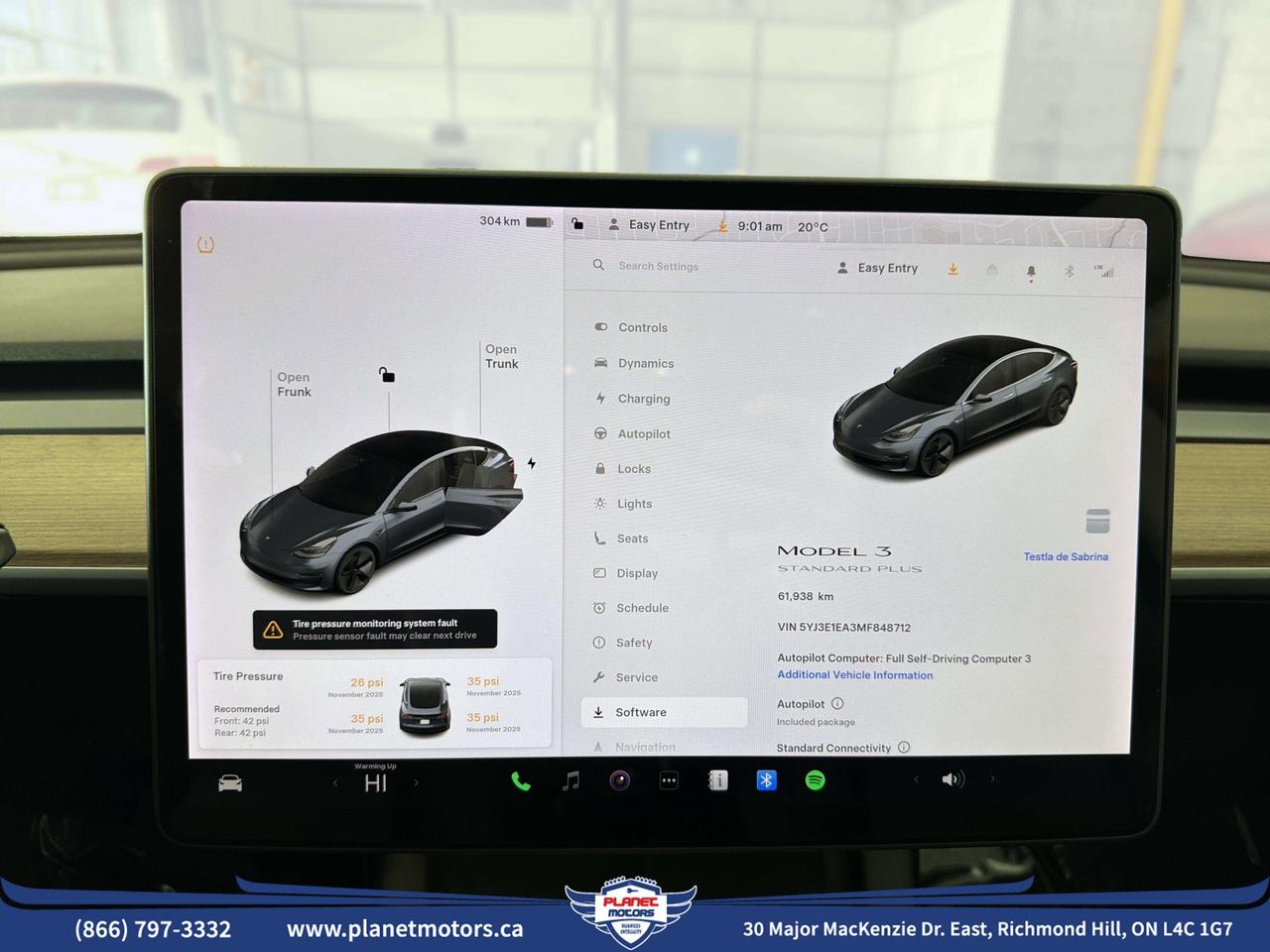 2021 Tesla Model 3 STANDARD RANGE PLUS Photo