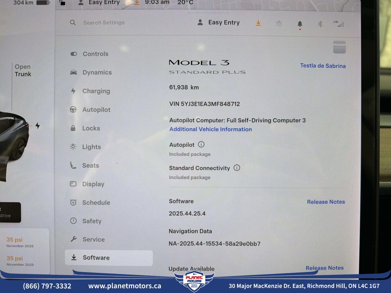 2021 Tesla Model 3 STANDARD RANGE PLUS Photo