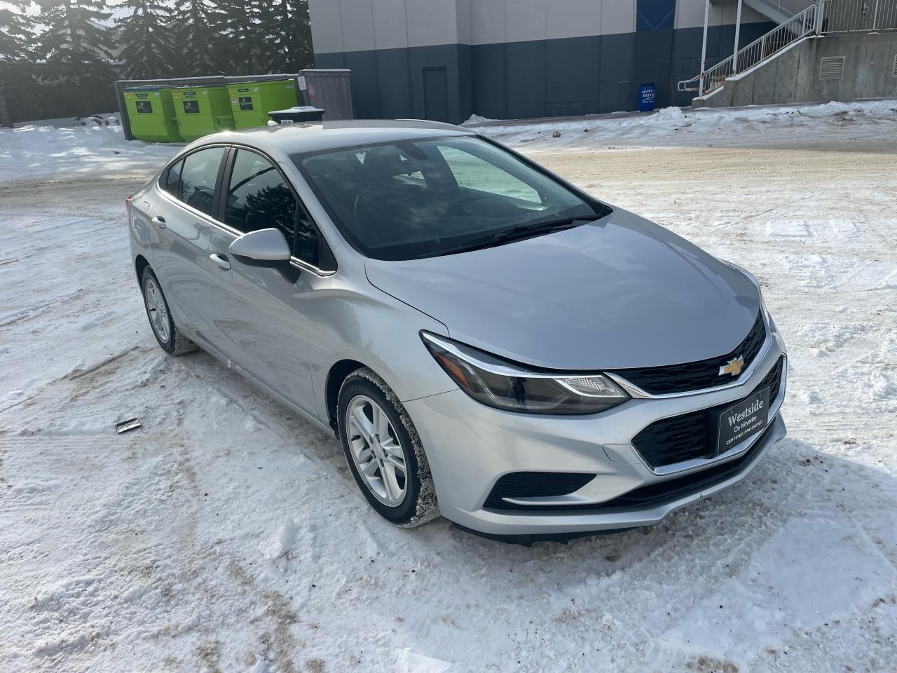 <p>Low Mileage 2017 Chevy Cruze LT, Economical yet powerful 1.4 Litre Turbo, Remote Start, Heated Seats, Blue Tooth,Cruise Control, Power windows, locks, mirrors are just some of the features, Exterior &nbsp;with a dark charcoal cloth interior, Just serviced and safetied,. There are No major accidents and clean title. &nbsp;Very Affordably Priced at only $12,950.. plus taxes. Call today to set up an appointment to view and test drive. As part of our full disclosure policy a Carfax report comes with every vehicle. Westside Sales Ltd. &nbsp;1461 Waverley Street 204 488 3793. All vehicles safety certified and serviced, licensed technician on staff . Buy with confidence, We are one of the most established used car dealerships in Winnipeg. Come check us out... theres a reason we have been around since 1985 at the same location. &nbsp; See our other great deals at WWW.Westsidesales.CA Apply DP# 9491</p>