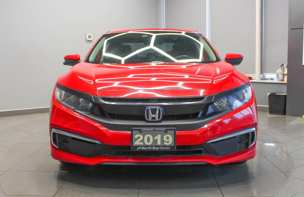 2019 Honda Civic EX HEATED FRONT SEATS - CLOTH UPHOLSTERY - REARVIEW CAMERA Photo