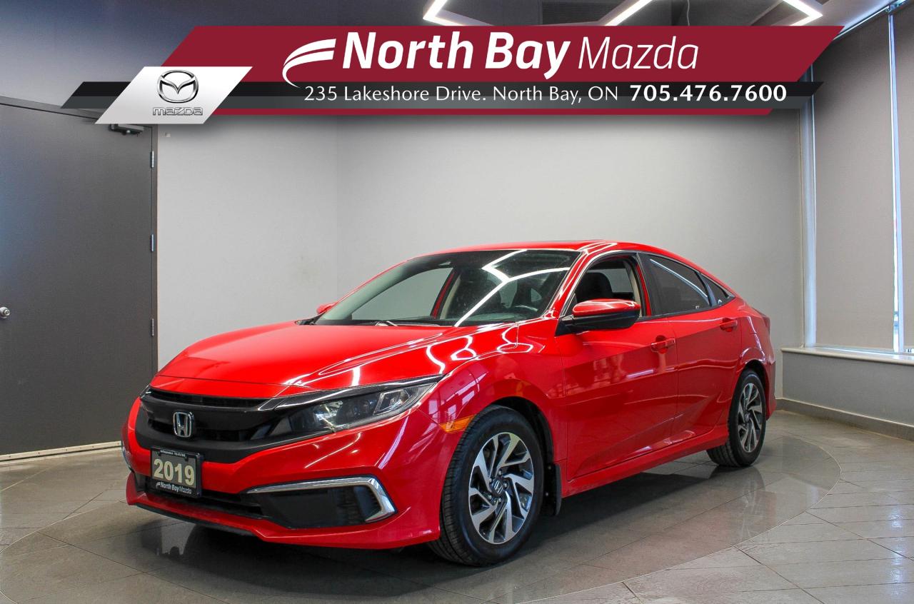 Used 2019 Honda Civic EX HEATED FRONT SEATS - CLOTH UPHOLSTERY - REARVIEW CAMERA for sale in North Bay, ON