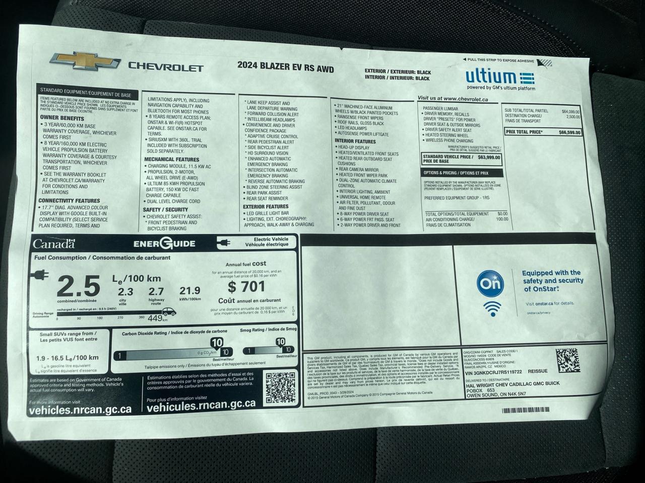 2024 Chevrolet Blazer EV RS 4dr All-Wheel Drive Photo