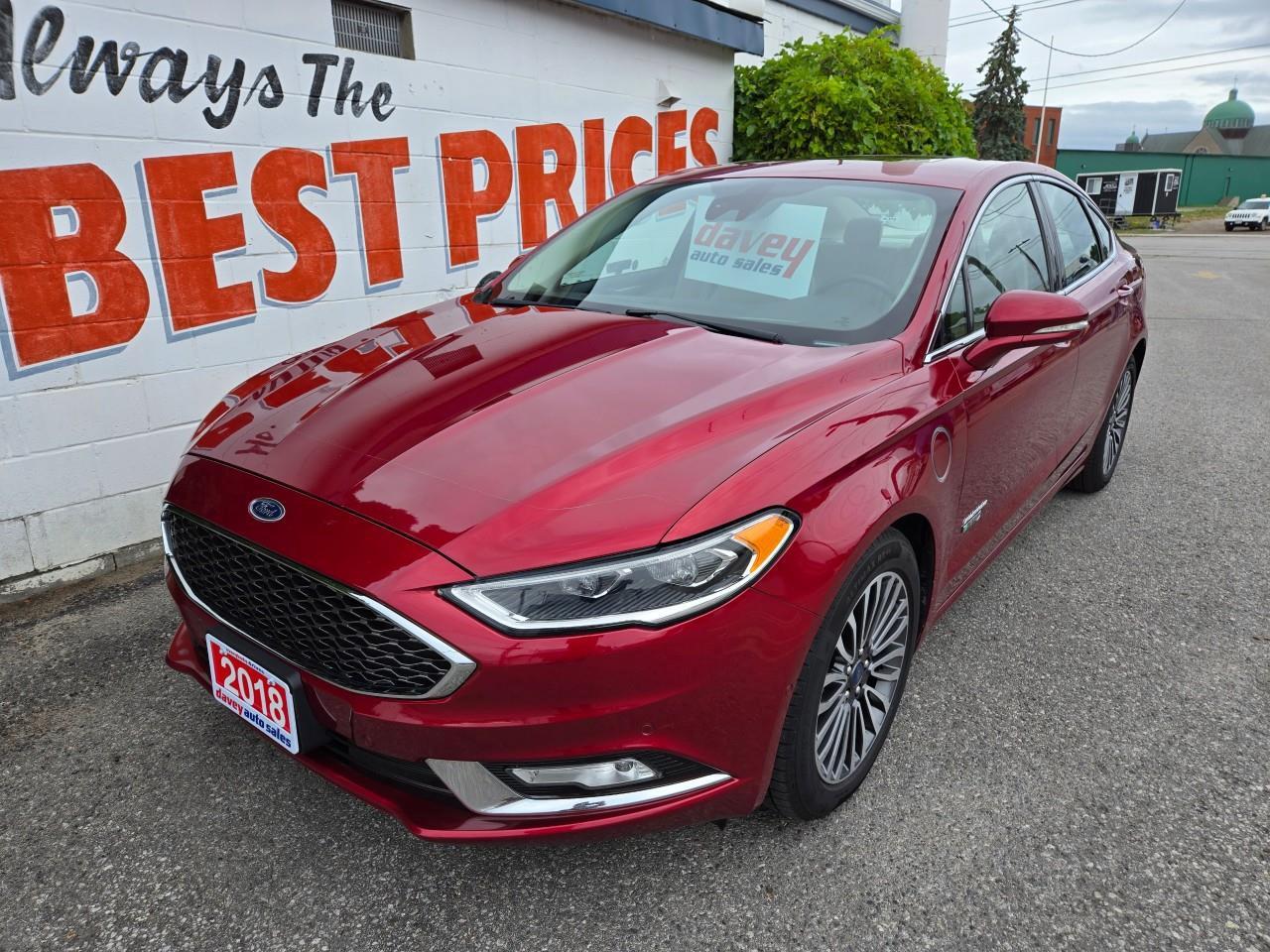 2018 Ford Fusion Energi Platinum 4dr Front-Wheel Drive Sedan Photo0