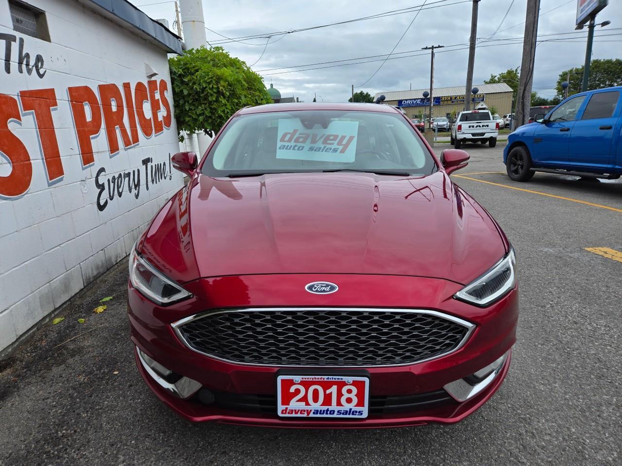 2018 Ford Fusion Energi Platinum 4dr Front-Wheel Drive Sedan Photo