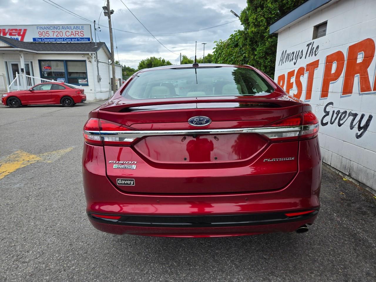 2018 Ford Fusion Energi Platinum 4dr Front-Wheel Drive Sedan Photo