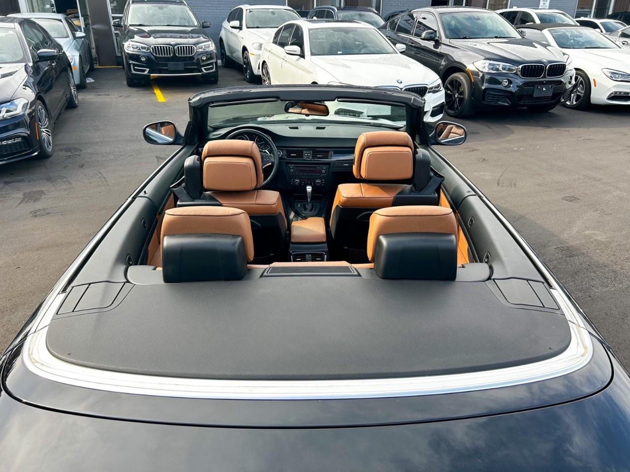 2012 BMW 3 Series Convertible / Low kilometers / Saddle brown leather Photo