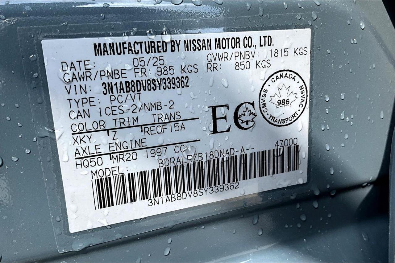 2025 Nissan Sentra SR 4dr Sedan Photo