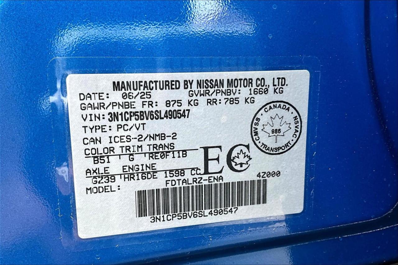 2025 Nissan Kicks Play S 4dr Front-Wheel Drive Photo