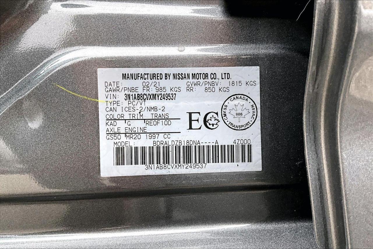 2021 Nissan Sentra SV 4DR SEDAN Photo