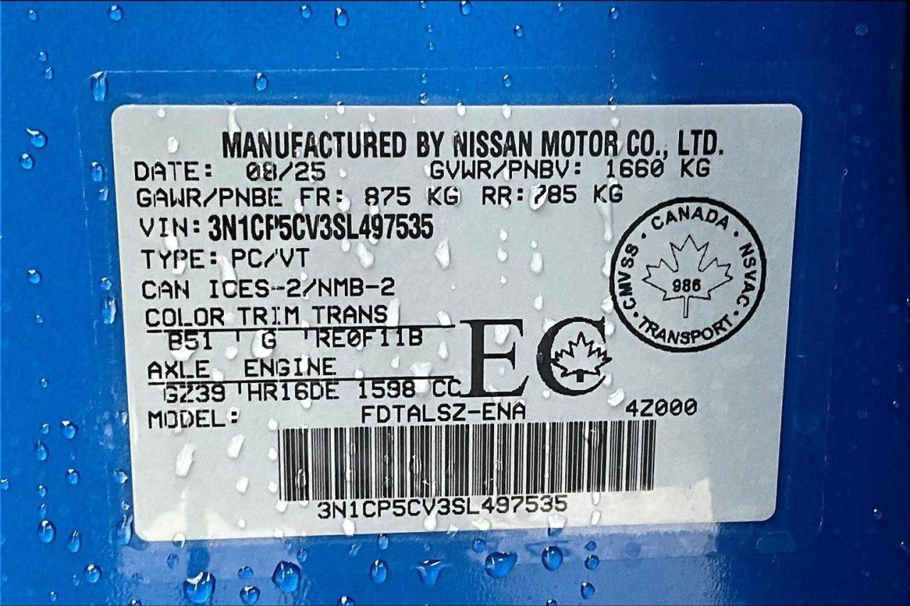 2025 Nissan Kicks Play SV 4dr Front-Wheel Drive Photo