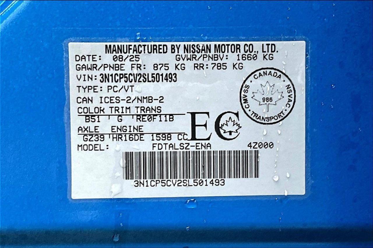 2025 Nissan Kicks Play SV 4dr Front-Wheel Drive Photo