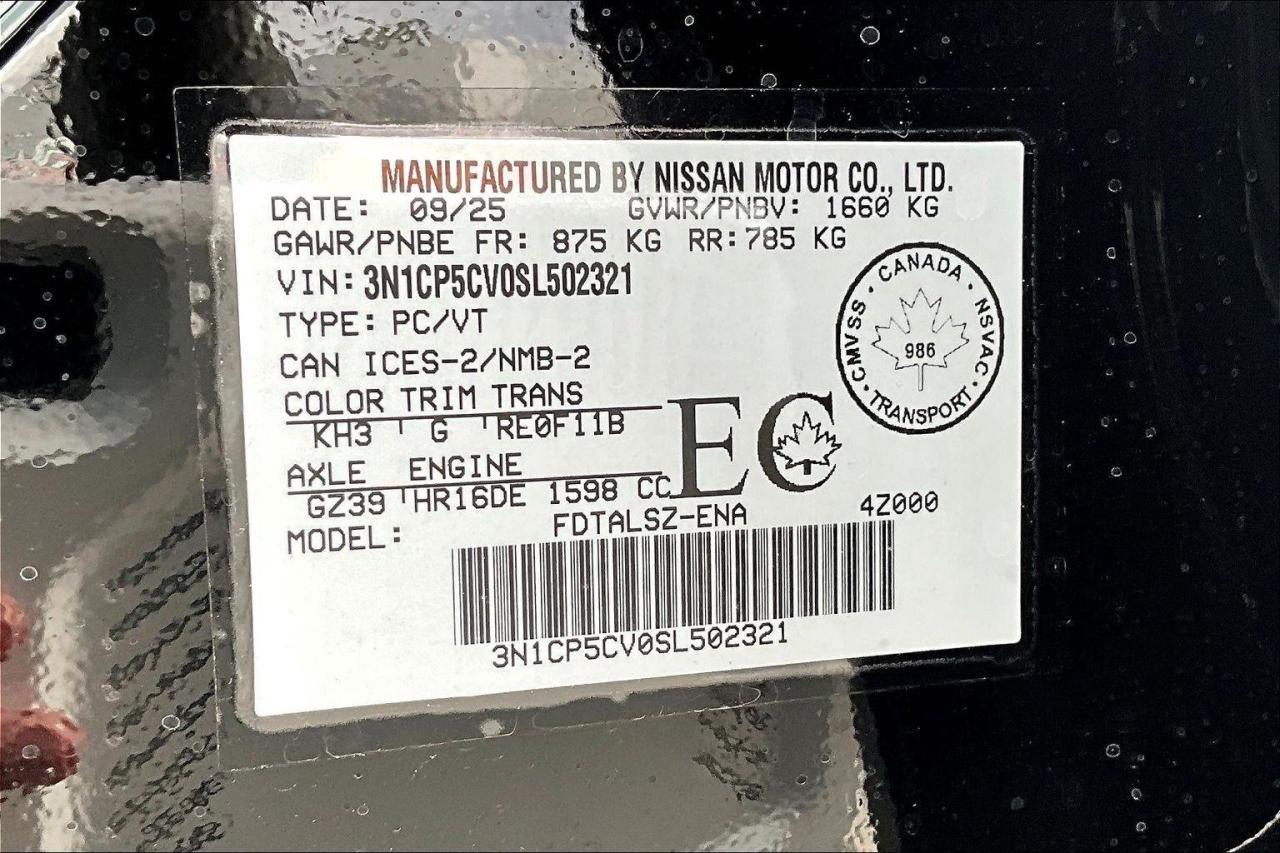 2025 Nissan Kicks Play SV 4dr Front-Wheel Drive Photo