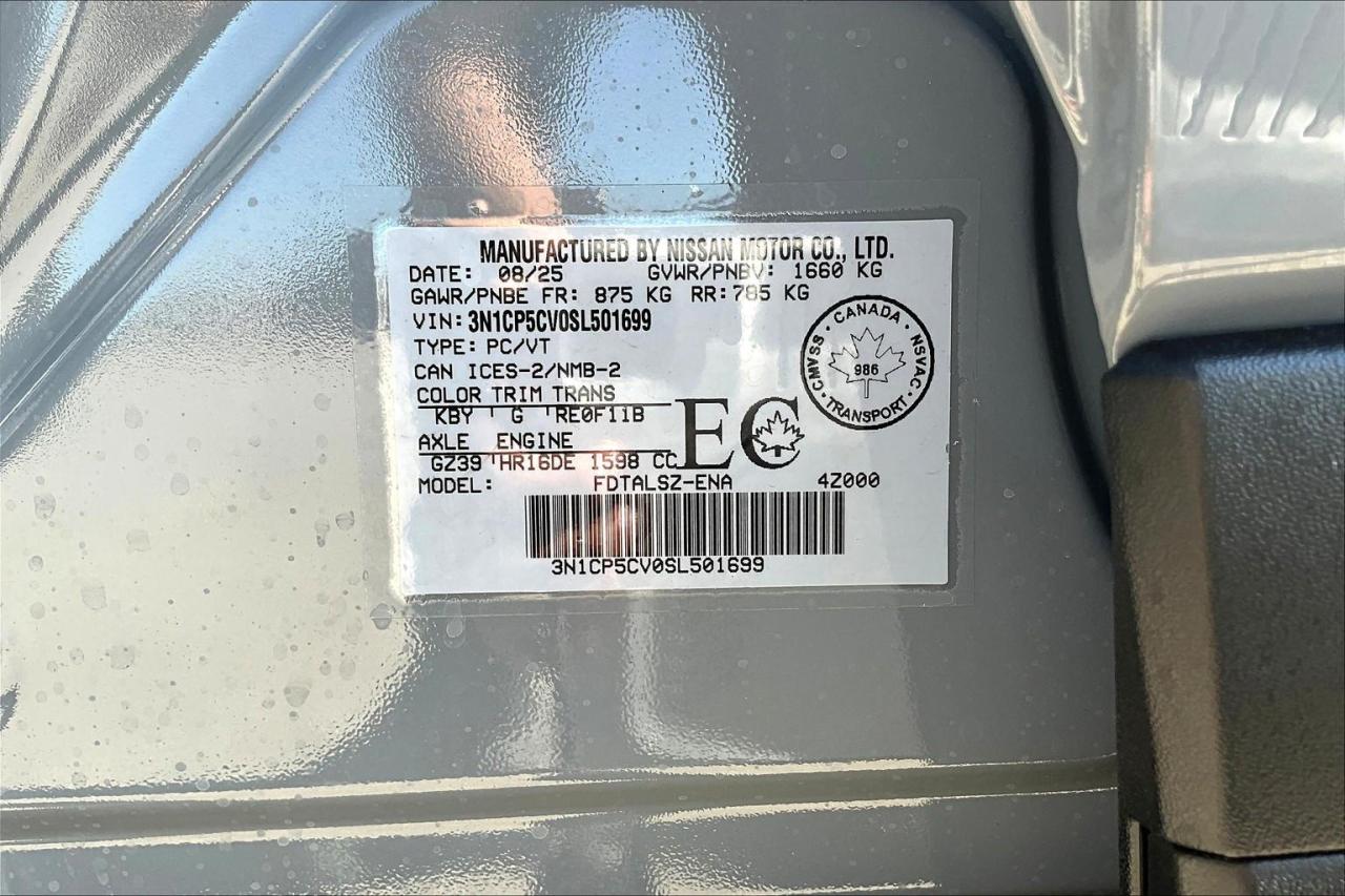 2025 Nissan Kicks Play SV 4dr Front-Wheel Drive Photo