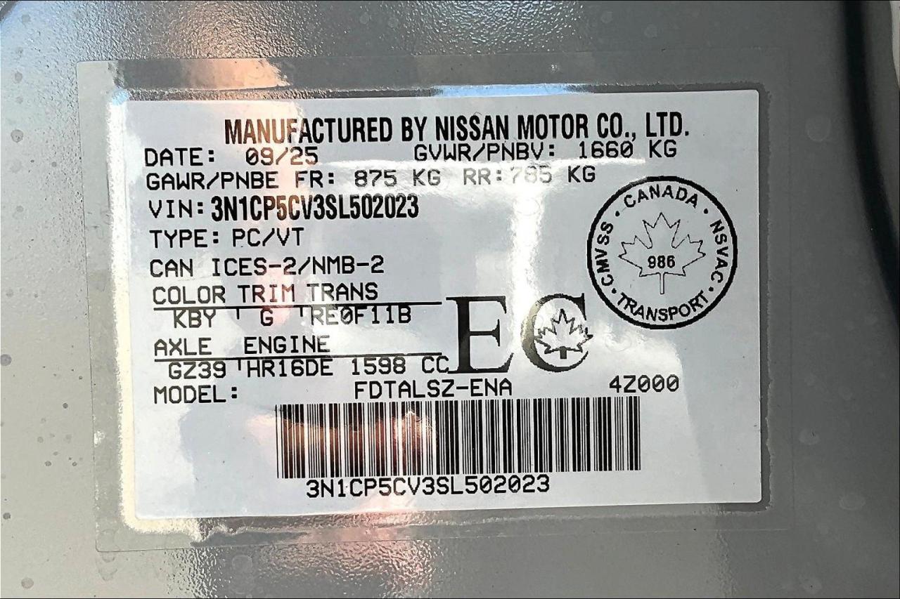 2025 Nissan Kicks Play SV 4dr Front-Wheel Drive Photo