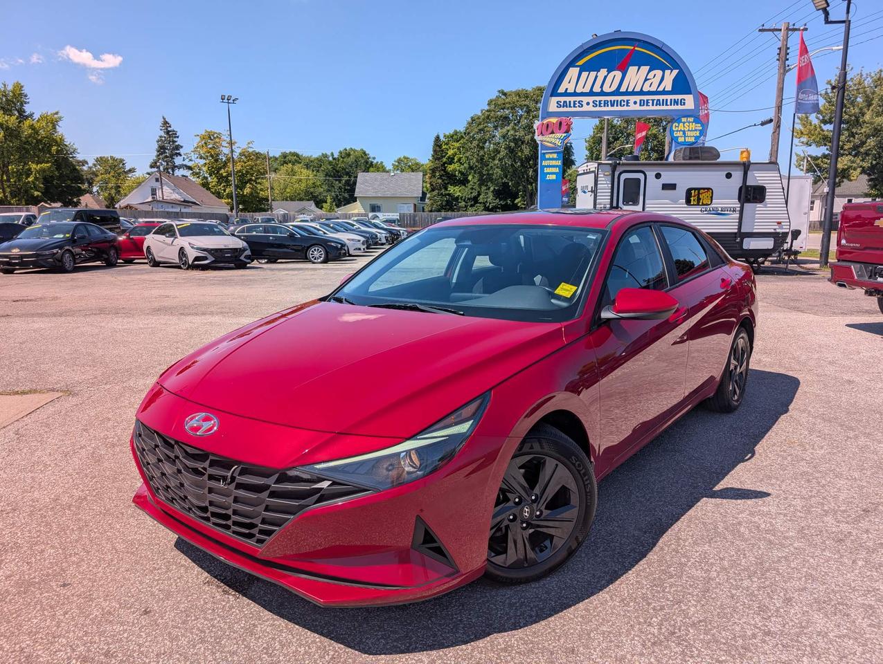 2022 Hyundai Elantra Preferred w/Sun & Tech Pkg 4dr Sedan Photo0