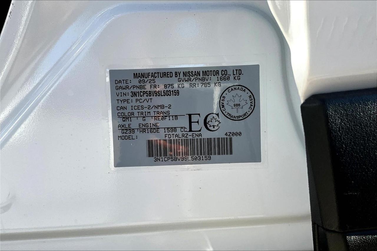 2025 Nissan Kicks Play S 4dr Front-Wheel Drive Photo