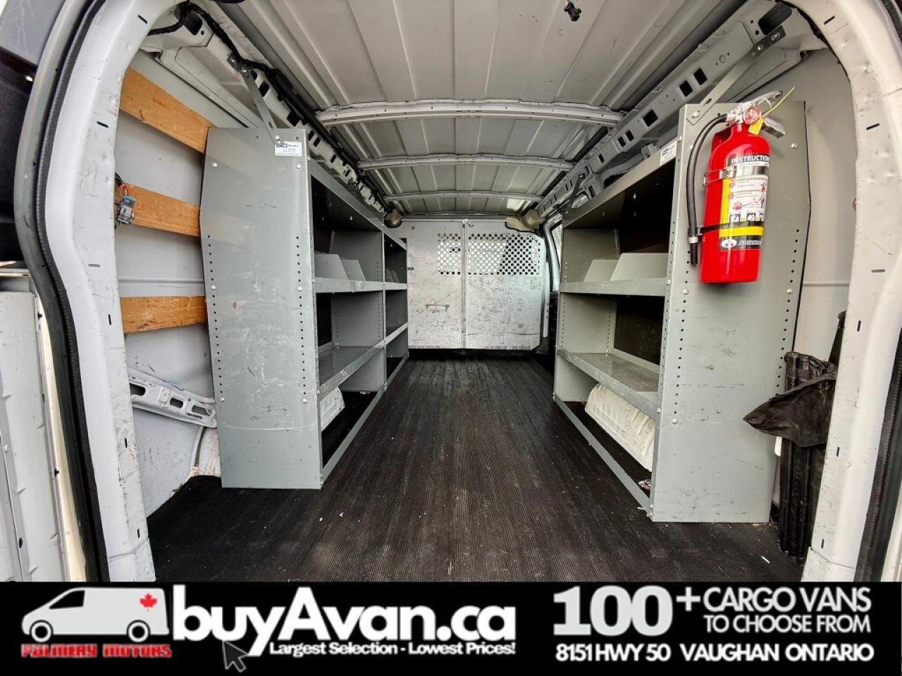 2018 GMC Savana Cargo Van 2500 Shelves + Divider 6.0L V8 Photo
