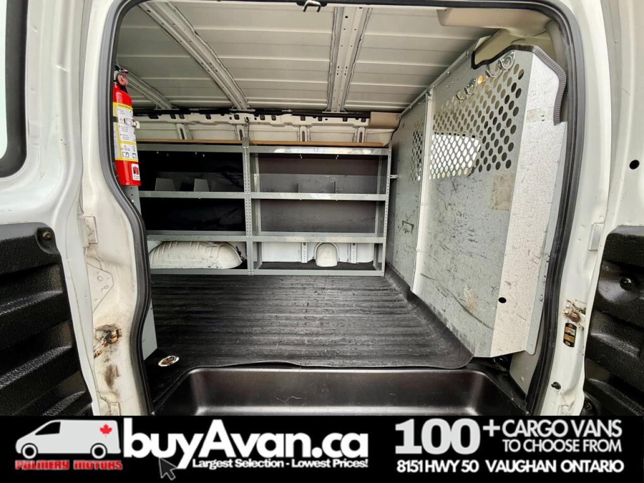 2018 GMC Savana Cargo Van 2500 Shelves + Divider 6.0L V8 Photo