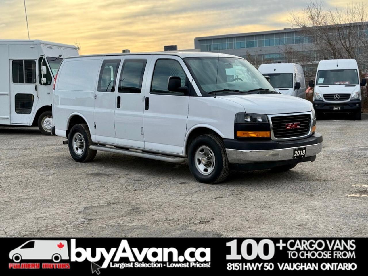 2018 GMC Savana Cargo Van 2500 Shelves + Divider 6.0L V8 Photo