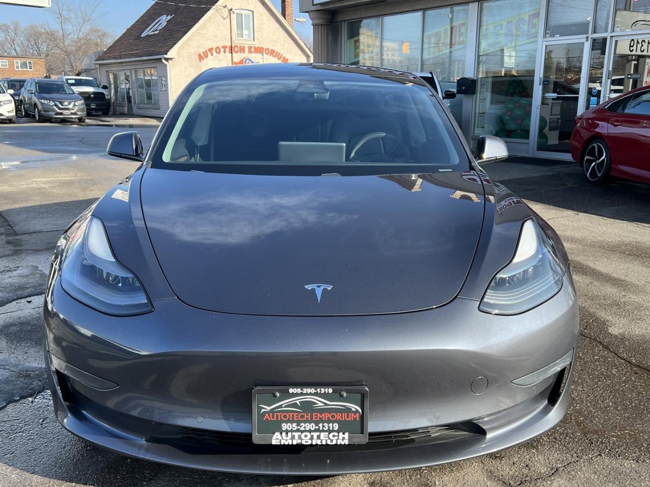 2021 Tesla Model 3 LONG RANGE AWD   Pano Roof   Blind Spot   Htd Stee Photo
