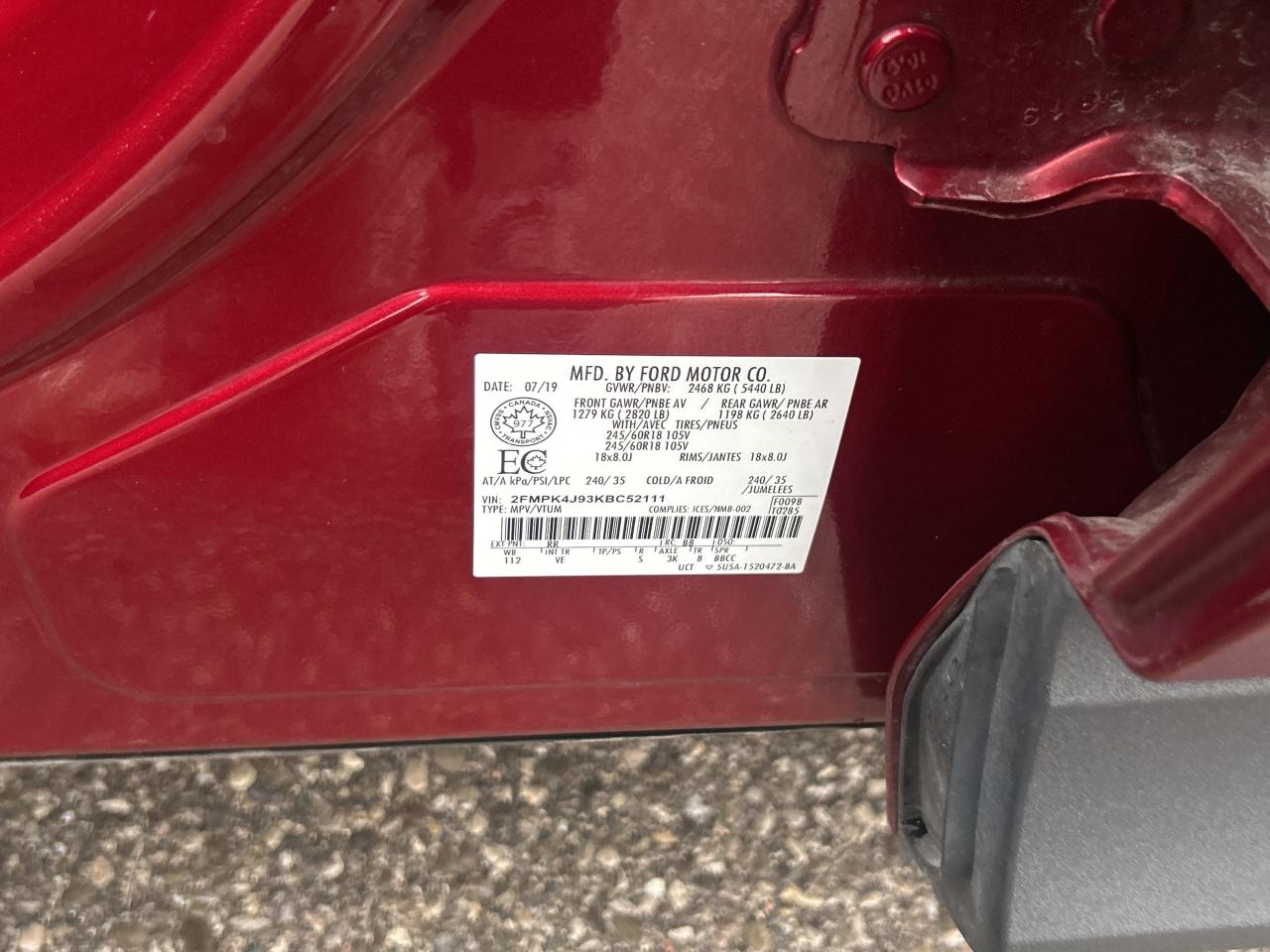 2019 Ford Edge SEL   NAV   Leatherette   Clean Carfax Photo