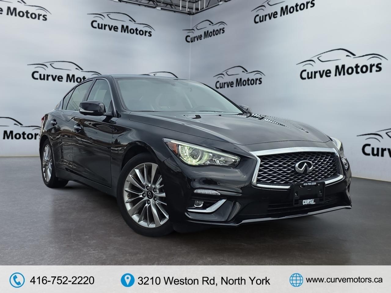 2021 Infiniti Q50 LUXE AWD *300 HP/NO ACCIDENTS/ROOF/CARPLAY/360 CAM Photo0