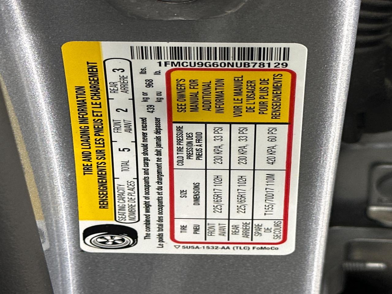 2022 Ford Escape SE 4dr All-Wheel Drive Photo