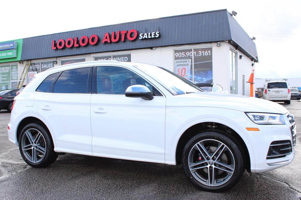 2018 Audi SQ5 3.0T Technik quattro Red Interior No Accident Safe Photo0