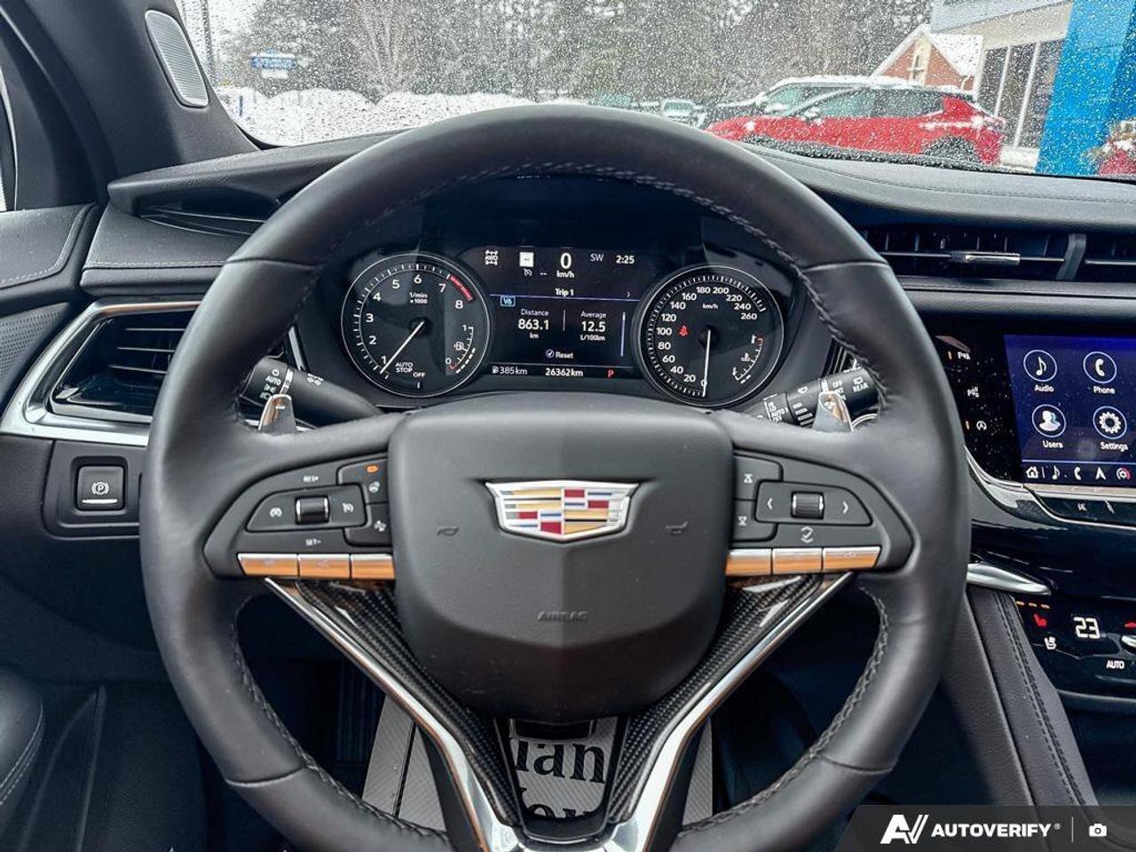 2025 Cadillac XT6 AWD Sport   LOADED, SURROUND VISION RECORDER, AIR Photo