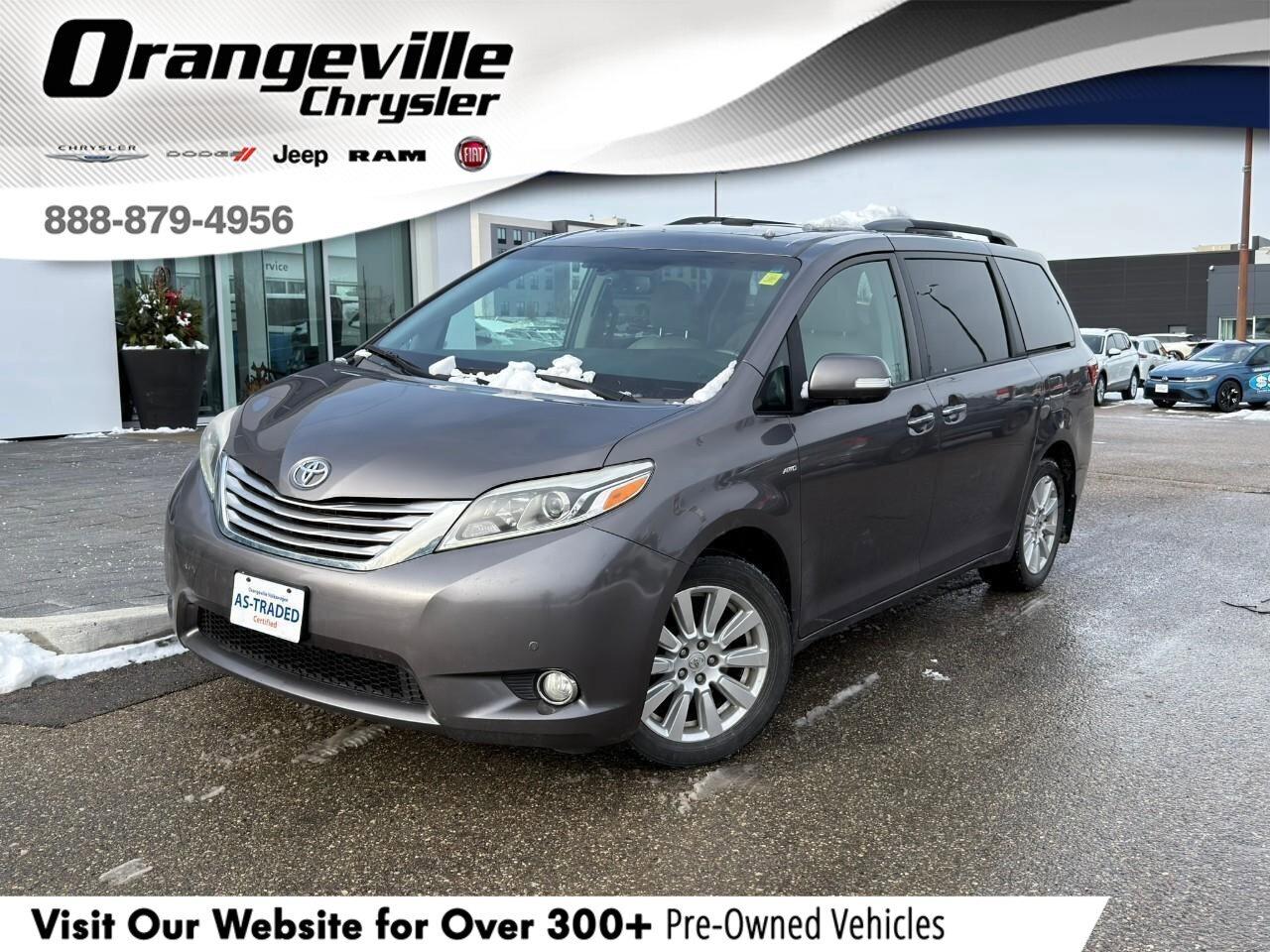 2017 Toyota Sienna XLECERTIFIED AS-TRADED, ONE-OWNER, ACCIDENT-FREE, Photo0