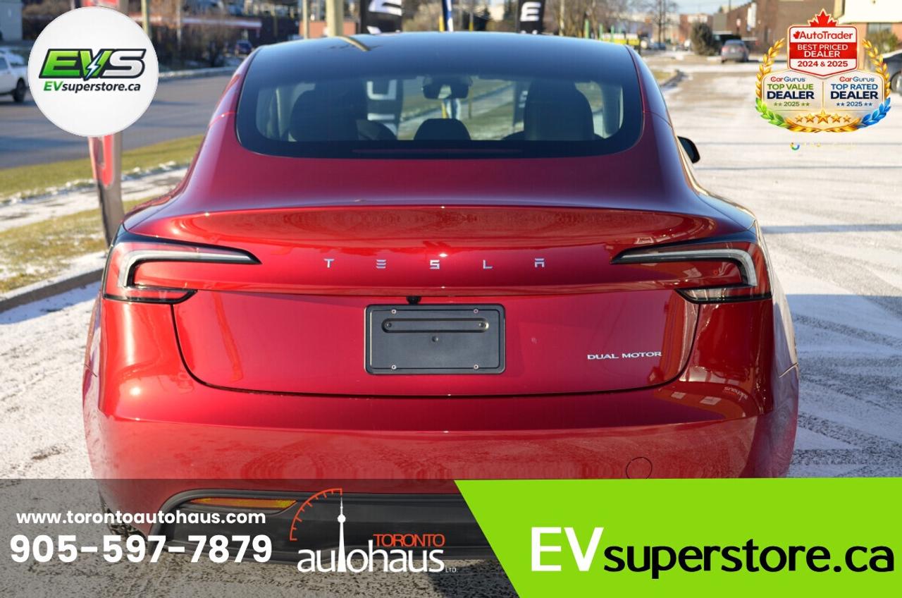 2025 Tesla Model 3 LR AWD I OVER 100 TESLAS EVSUPERSTORE.CA Photo4