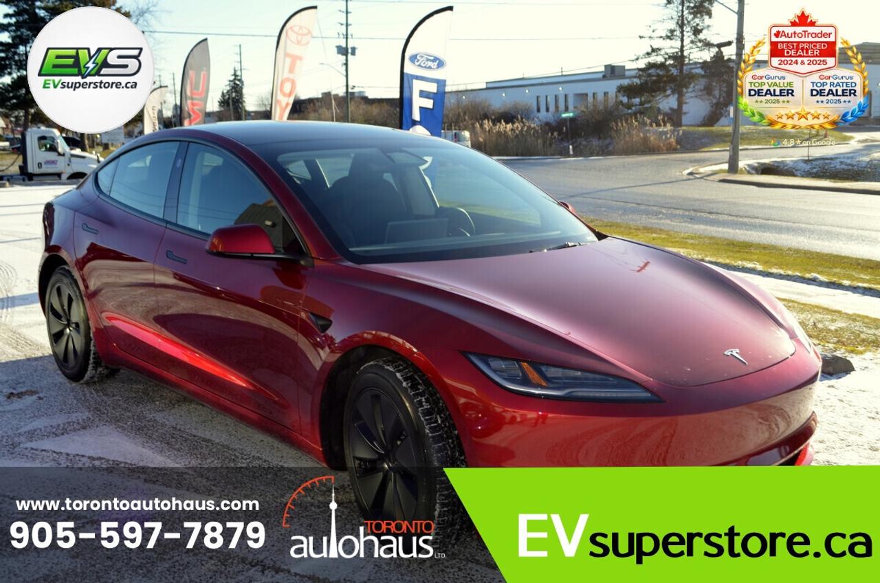2025 Tesla Model 3 LR AWD I OVER 100 TESLAS EVSUPERSTORE.CA Photo