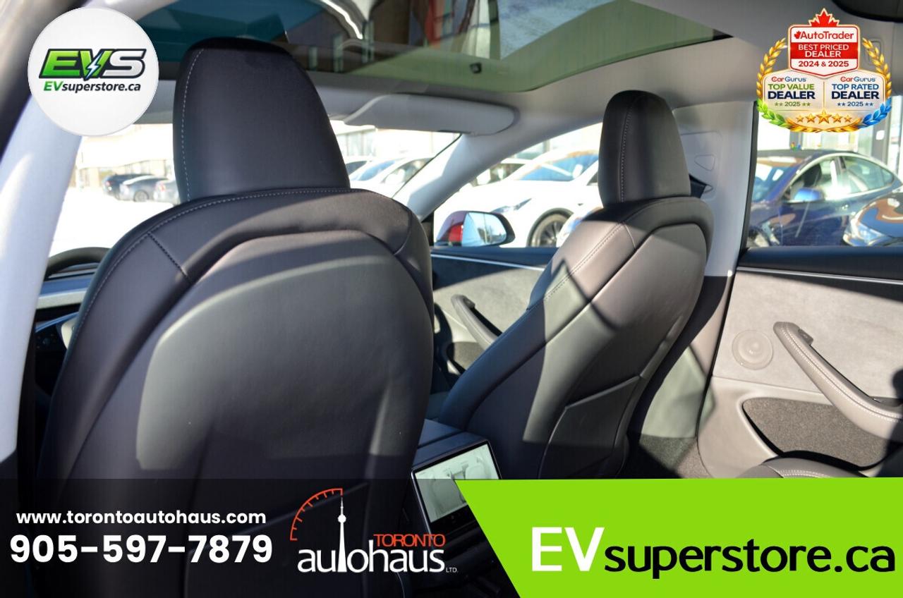 2025 Tesla Model 3 LR AWD I OVER 100 TESLAS EVSUPERSTORE.CA Photo