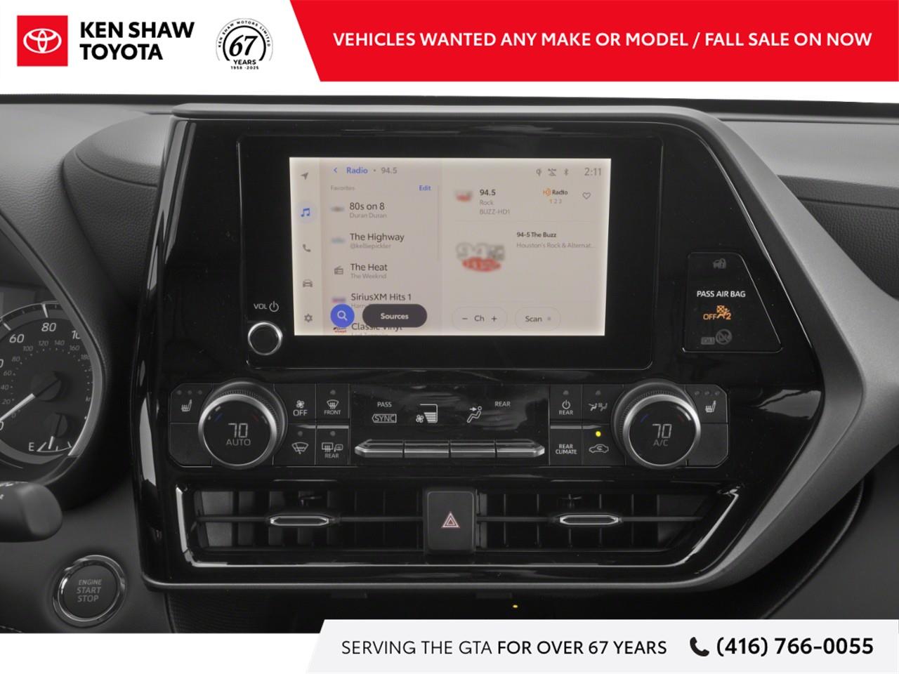 2026 Toyota Highlander XLE 4dr All-wheel Drive Photo